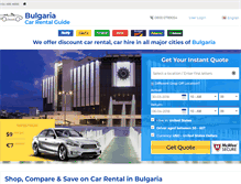 Tablet Screenshot of bulgaria-carhire.com